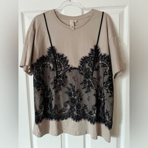 Dolan Lace Cami Tee